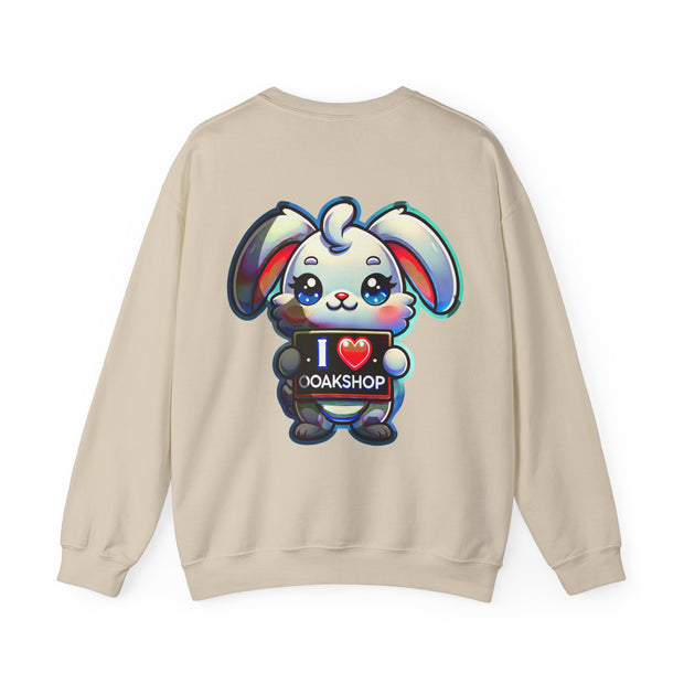 aaa9 adorable rabbit - SWEATSHIRT ANIMALS