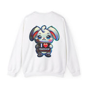 aaa9 adorable rabbit - SWEATSHIRT ANIMALS