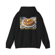 breakfast waffles hoodie - BLACK SAND