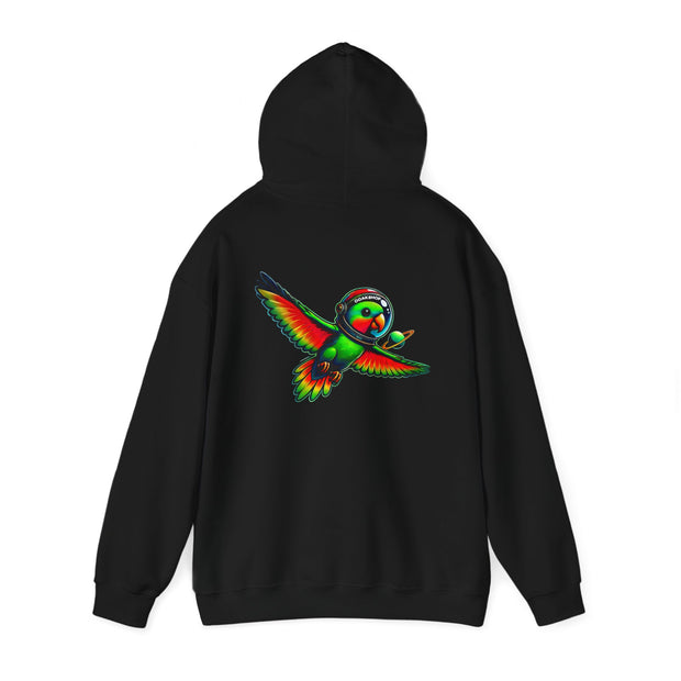 420 bird parrot - HOODIE ASTRONAUT