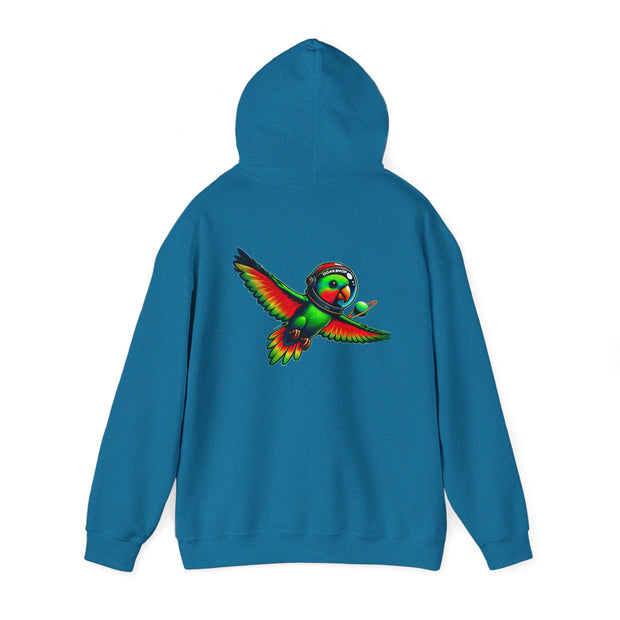 420 bird parrot - HOODIE ASTRONAUT