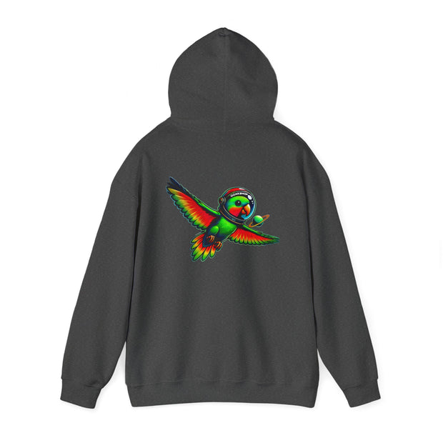 420 bird parrot - HOODIE ASTRONAUT