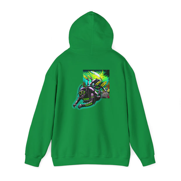 420 diver on the dive - HOODIE SEA