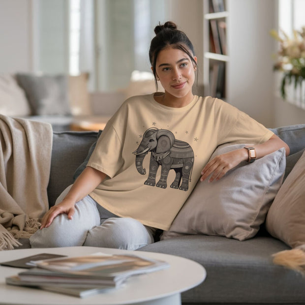 elephant mantra cartoon - T SHIRT