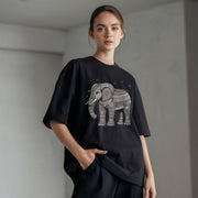 elephant mantra cartoon - T SHIRT