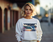 save the whales cartoon - SWEATSHIRT