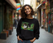 ballet girl forest cartoon - SWEATSHIRT