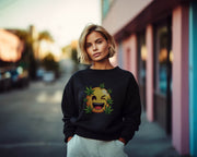 weed emoji cartoon - SWEATSHIRT