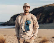 blue monster cartoon - SWEATSHIRT