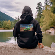 metaverse hoodie - BLACK SAND