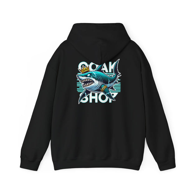 420 white shark - HOODIE SEA