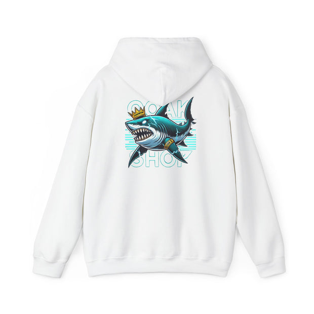 420 white shark - HOODIE SEA