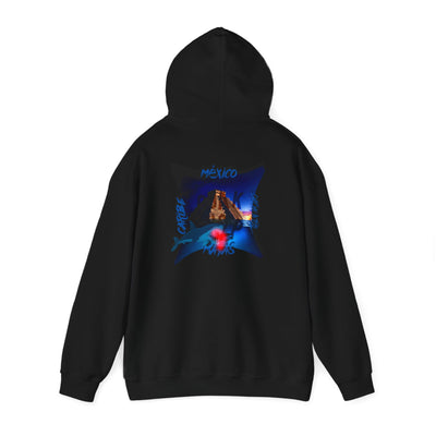 mayas chichén itzá shark - HOODIE SEA