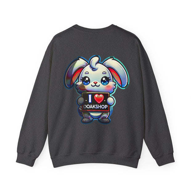 aaa9 adorable rabbit - SWEATSHIRT ANIMALS