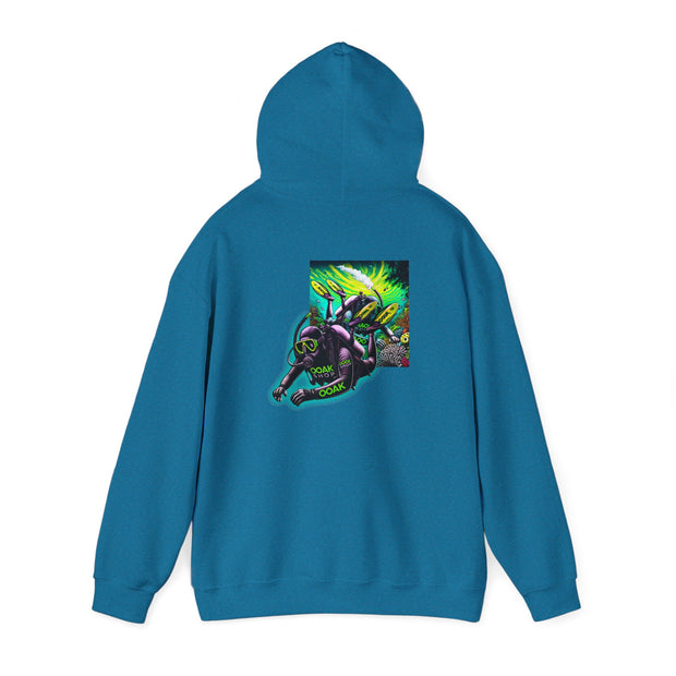 420 diver on the dive - HOODIE SEA