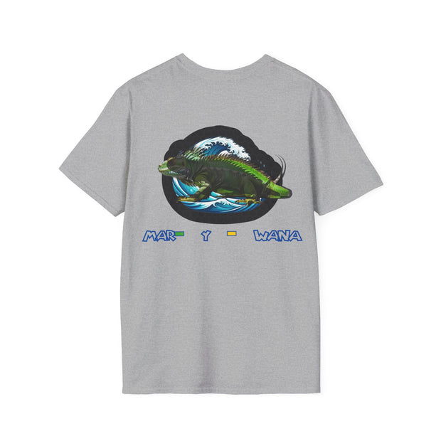 green iguana - T SHIRT SEA ANIMALS