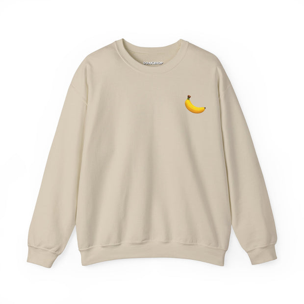 banana platano - SWEATSHIRT BLACK SAND