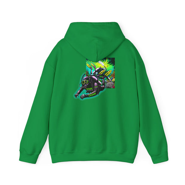 420 diver on the dive - HOODIE SEA