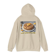 breakfast waffles hoodie - BLACK SAND