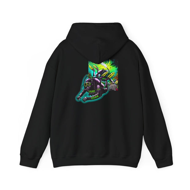 420 diver on the dive - HOODIE SEA