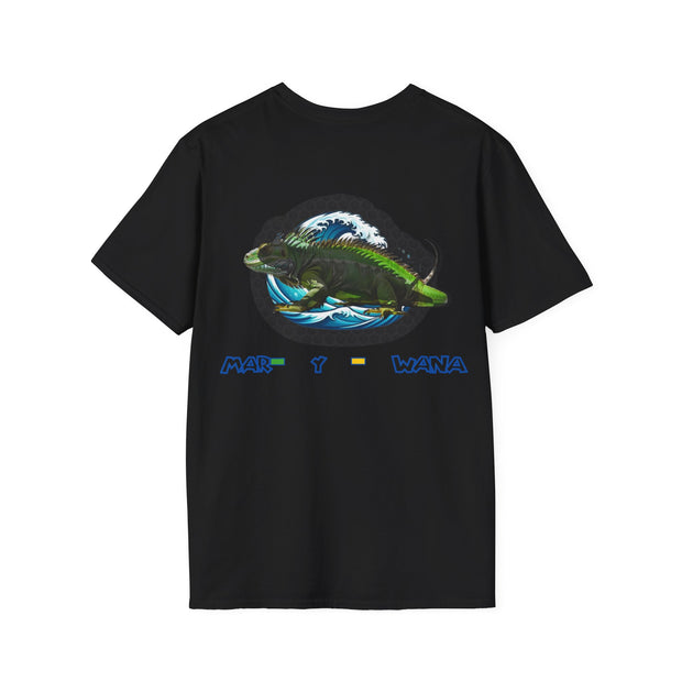 green iguana - T SHIRT SEA ANIMALS