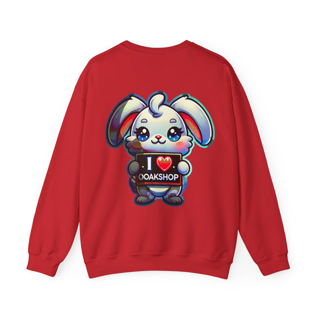 aaa9 adorable rabbit - SWEATSHIRT ANIMALS