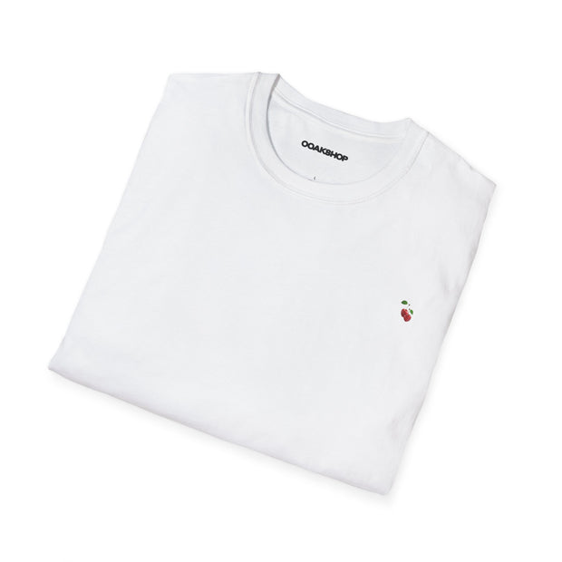 cherry pin t shirt - SAND WHITE GRAY