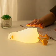 sleeping duck night light - LAMP - one of a kind - ooakshop.com