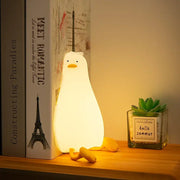 sleeping duck night light - LAMP - one of a kind - ooakshop.com