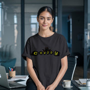 cowboy word shirt unisex cartoon for adults