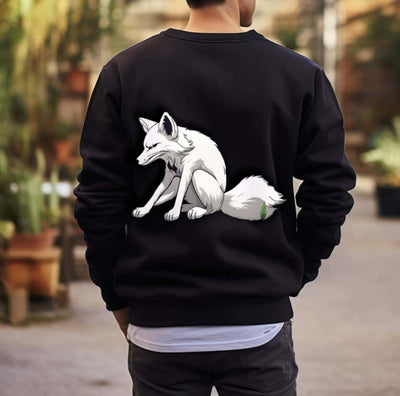 white fox sweatshirt