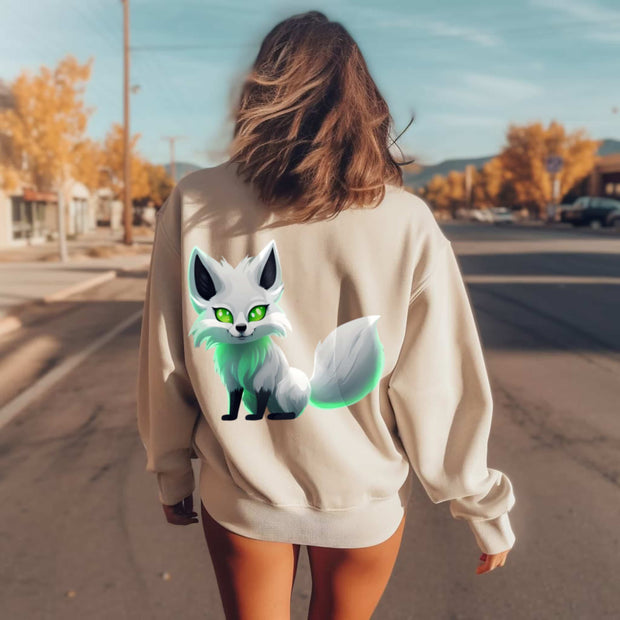 white fox sweat shirt